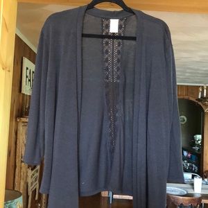 Black cardigan